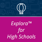 Explora for High School Button